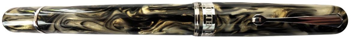 Molteni M66 A4  Rhodium Trim Bespoke Ltd Ed Fountain Pen Jowo Steel or 14K Nib